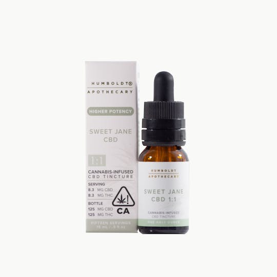 Humboldt Apothecary - Sweet Jane 1:1 CBD/THC Tincture HALF OUNCE BOTTLE - 1