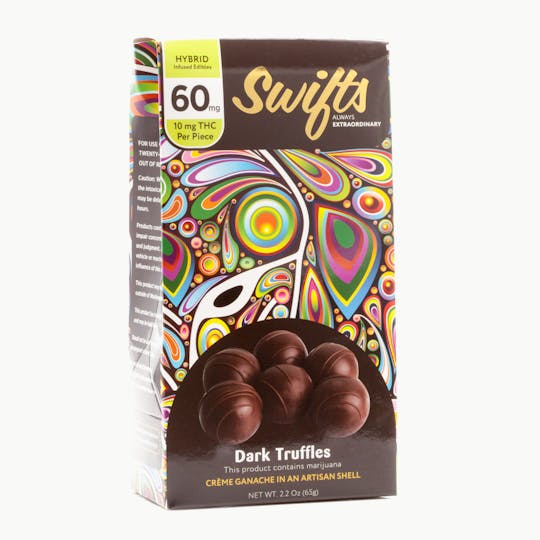 Swifts Edibles - Dark Truffles 60mg - Hybrid - 1