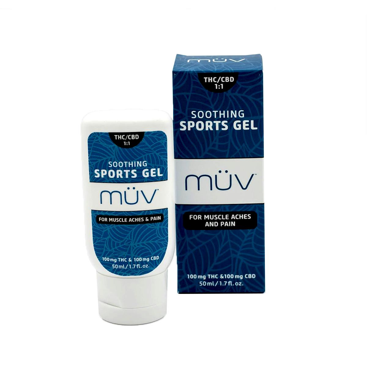 MÜV Cannabis Infused Products - MÜV Sports Gel - 1:1 - 1