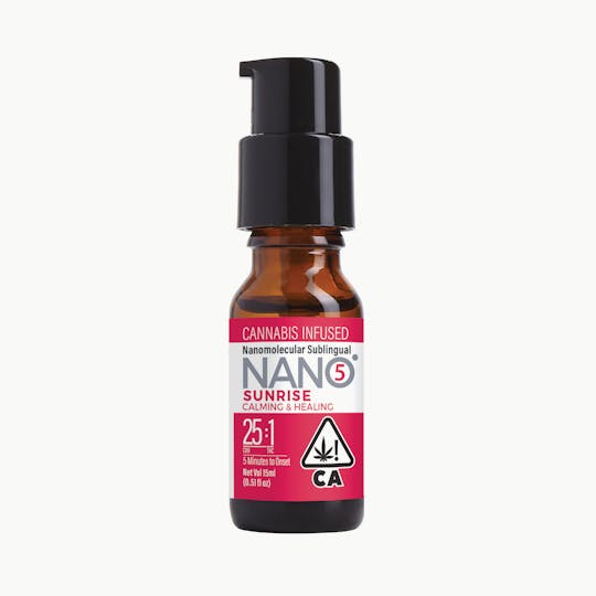 Sunderstorm NANO5 - NANO5 Sunrise 25:1 CBD/THC 15ml Sublingual - 1