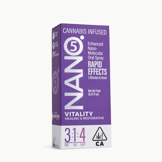 Sunderstorm NANO5 - NANO5 Vitality 3:1:4 CBD/THC/5HTP 15ml Sublingual - 1