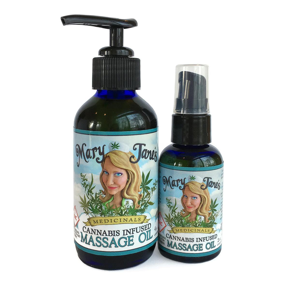 Mary Jane's Medicinals - Body & Massage Oil, 2oz - 1