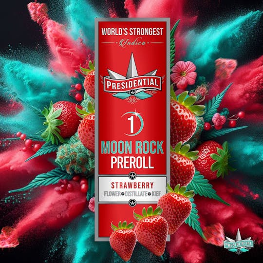 Presidential - Presidential Moon Rock Preroll - Strawberry (1g) - 1