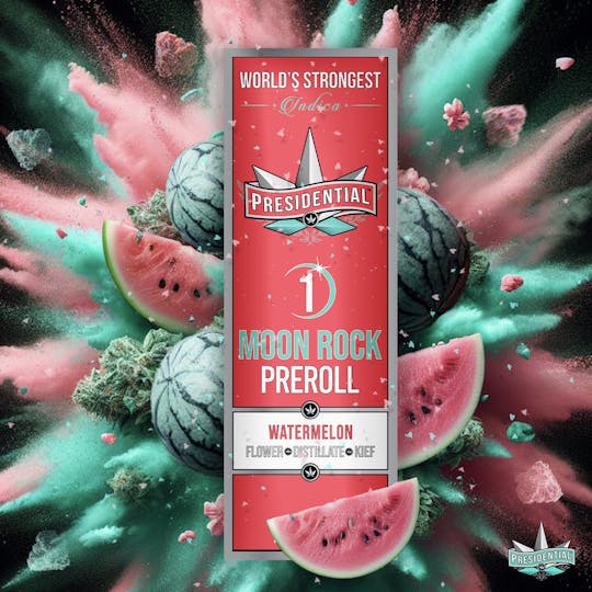 Presidential - Presidential Moon Rock Preroll - Watermelon (1g) - 1
