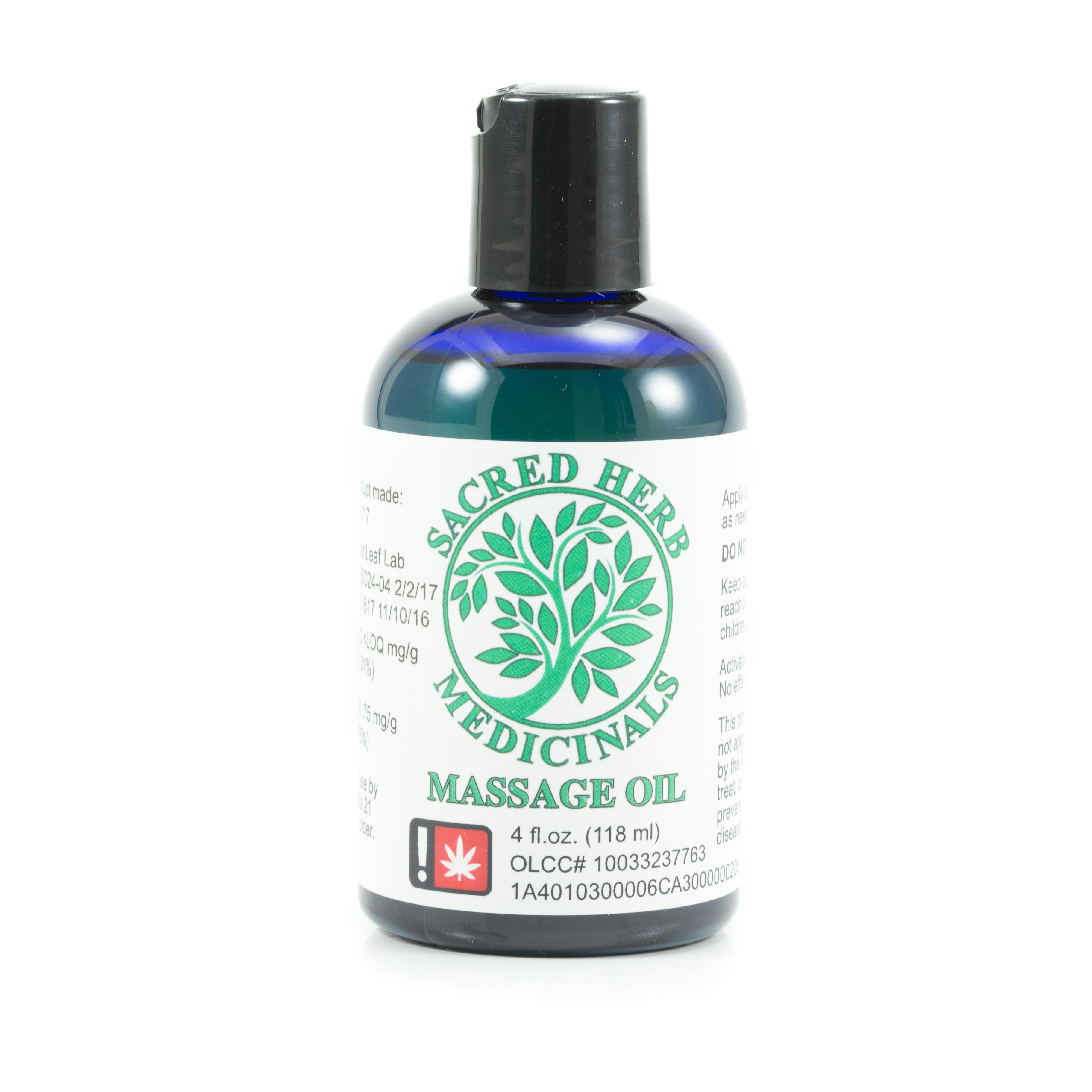 Sacred Herb Medicinals - Massage Oil - 1