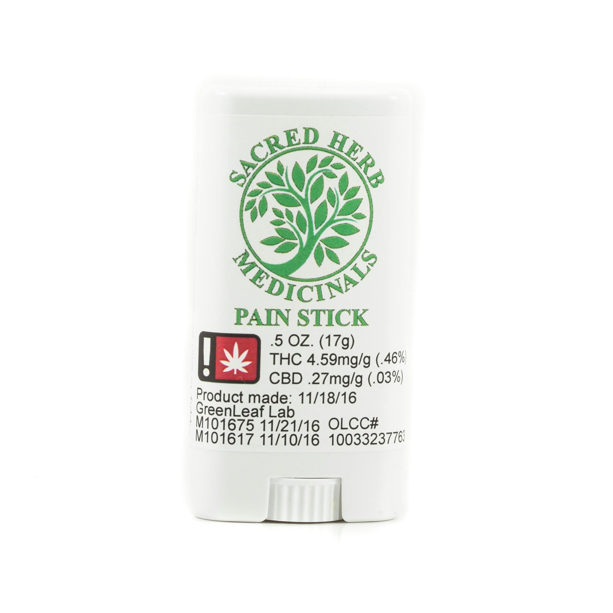 Sacred Herb Medicinals - Anti-Inflammatory Pain Stick - 1