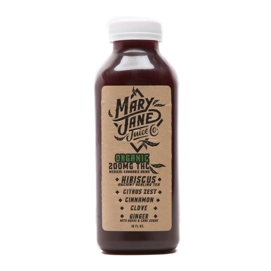 Mary Jane Juice Co. - Hibiscus Citrus Cinnamon Clove Ginger Juice 200mg - 1