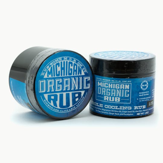 Michigan Organic Rub - Organic Muscle Cooling Rub 300mg - 1