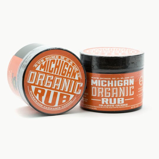 Michigan Organic Rub - Organic Orange Creme Rub 300mg - 1