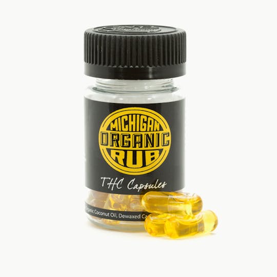 Michigan Organic Rub - THC Capsules - 1