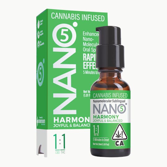 Sunderstorm NANO5 - NANO5 Harmony 1:1 CBD/THC 30ml Sublingual - 1