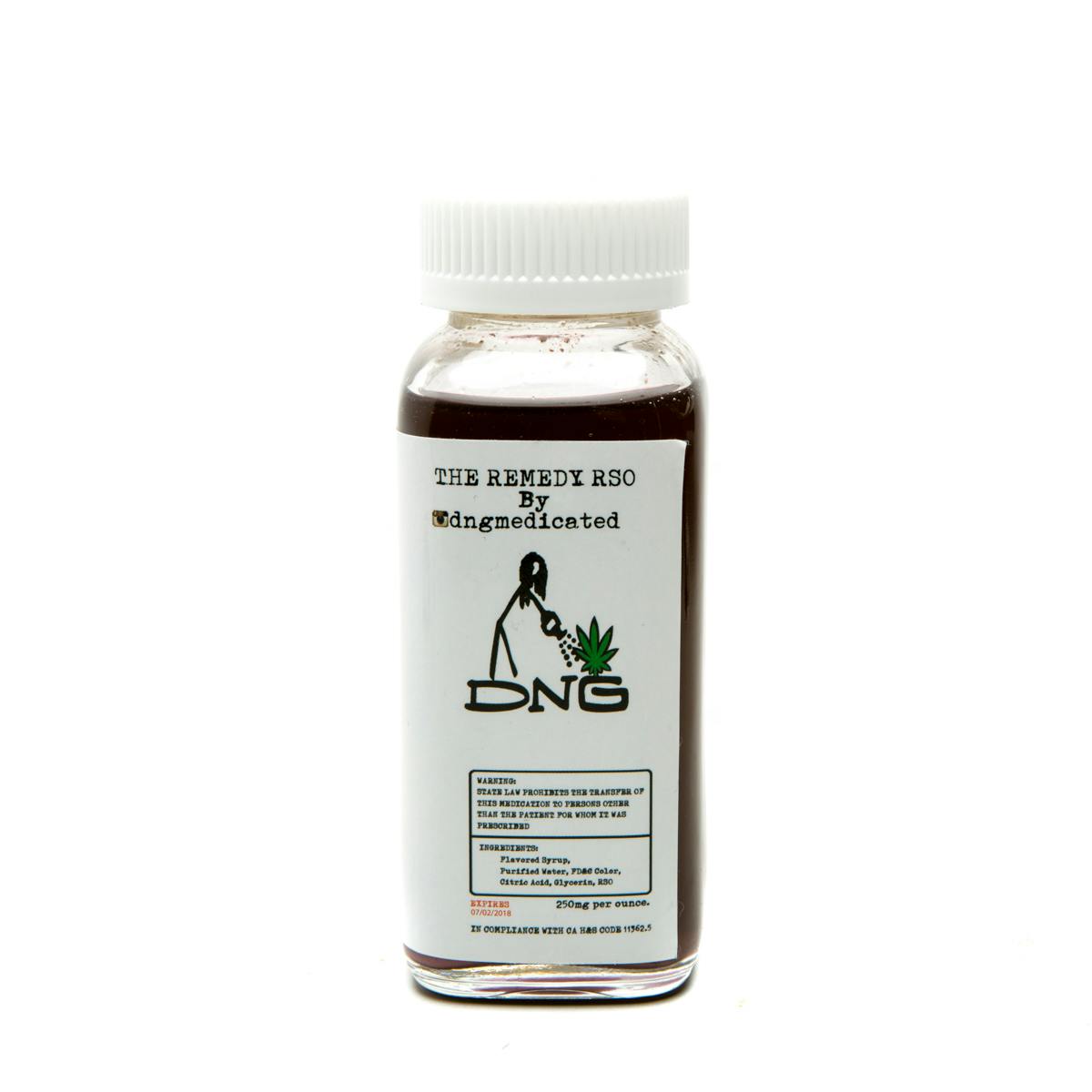 DNG Medicated - The Remedy RSO Grape 1000mg - 1