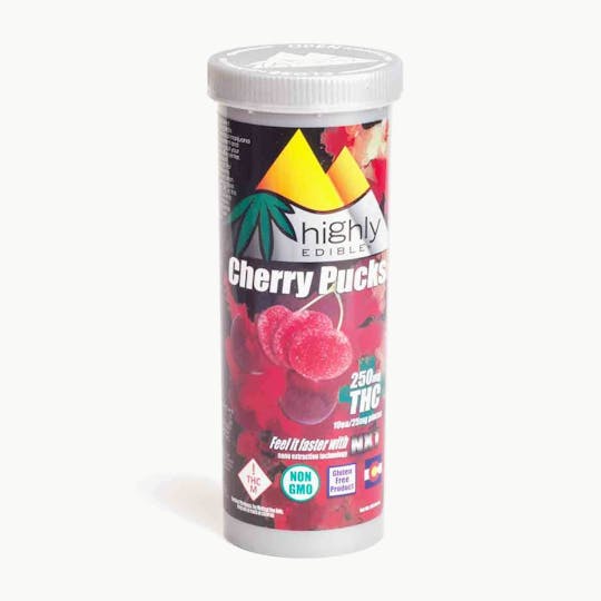 Highly Edible - Cherry Puck 250mg MED - CO - 1