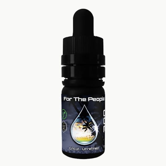 CBD For The People - 300mg DARK CBD Tincture - Raw Natural - 1