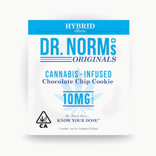 Dr. Norm's - Chocolate Chip Single 10mg Cookie - 1