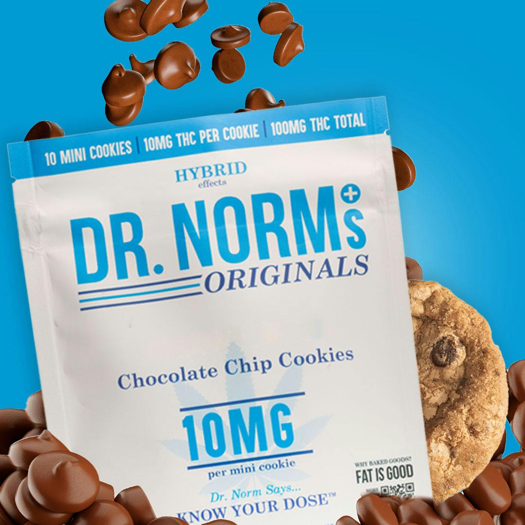 Dr. Norm's - Chocolate Chip 10mg Cookies- HYBRID - 1