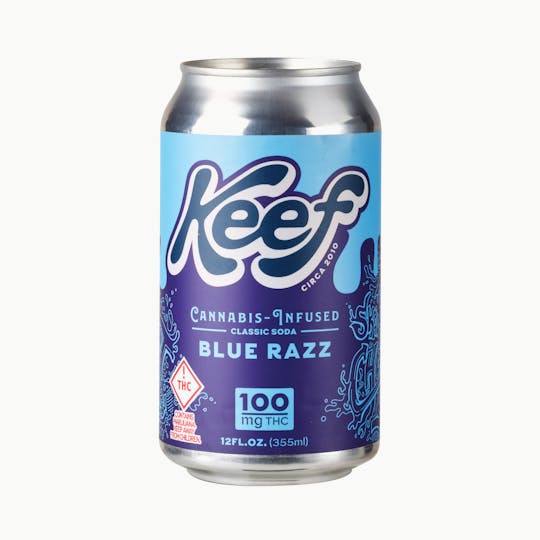Keef Brands - Keef Classic Soda Blue Razz - 100mg MED - 1