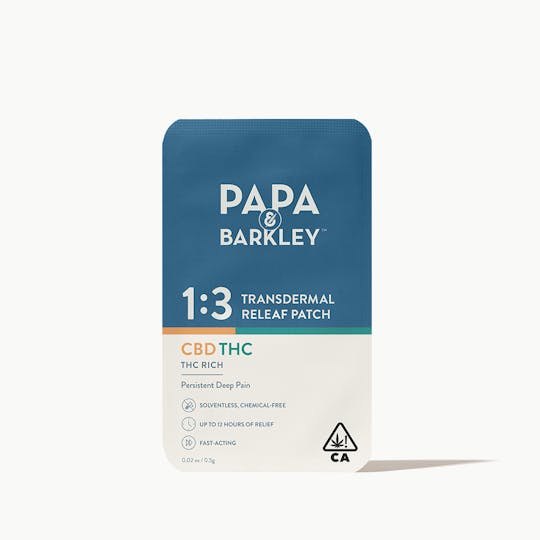 Papa & Barkley - Releaf Patch 1:3 CBD:THC 30mg - 1