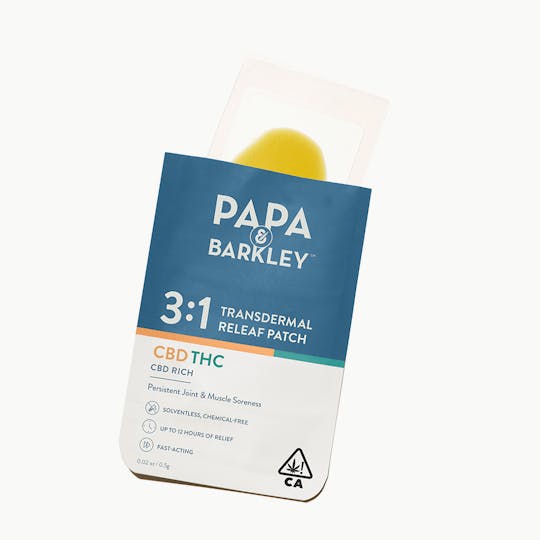 Papa & Barkley - Releaf Patch 3:1 CBD:THC 30mg - 1