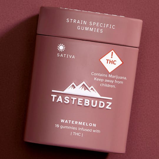 TasteBudz - Watermelon Sativa Rosin Gummies | THC | 100mg - 1
