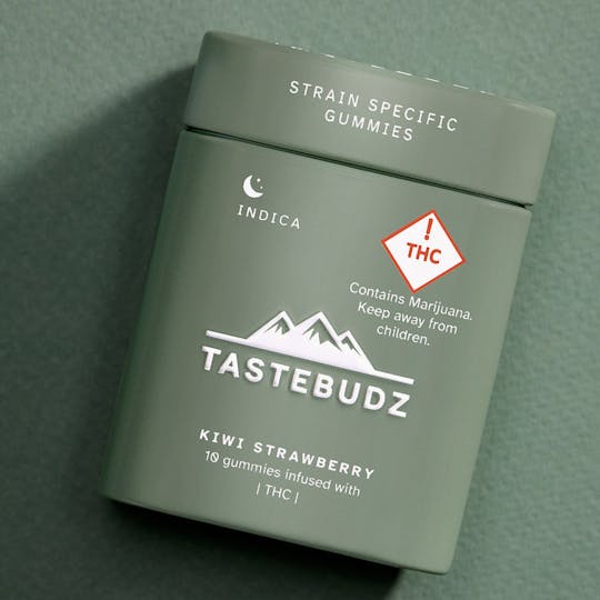 TasteBudz - Kiwi Strawberry Indica Rosin Gummies | THC | 100mg - 1
