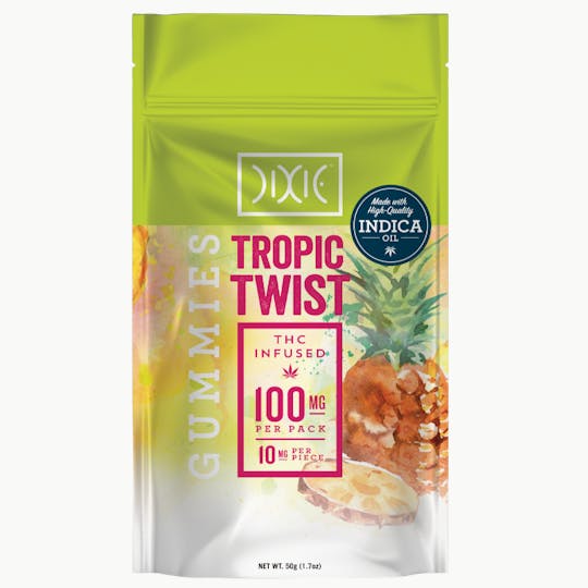 Dixie Brands - Tropic Twist Gummies - 1
