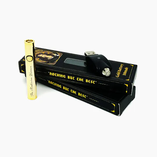 The Medicine Woman - TMW 14k Gold Plated Battery + Charger 310mah - 1
