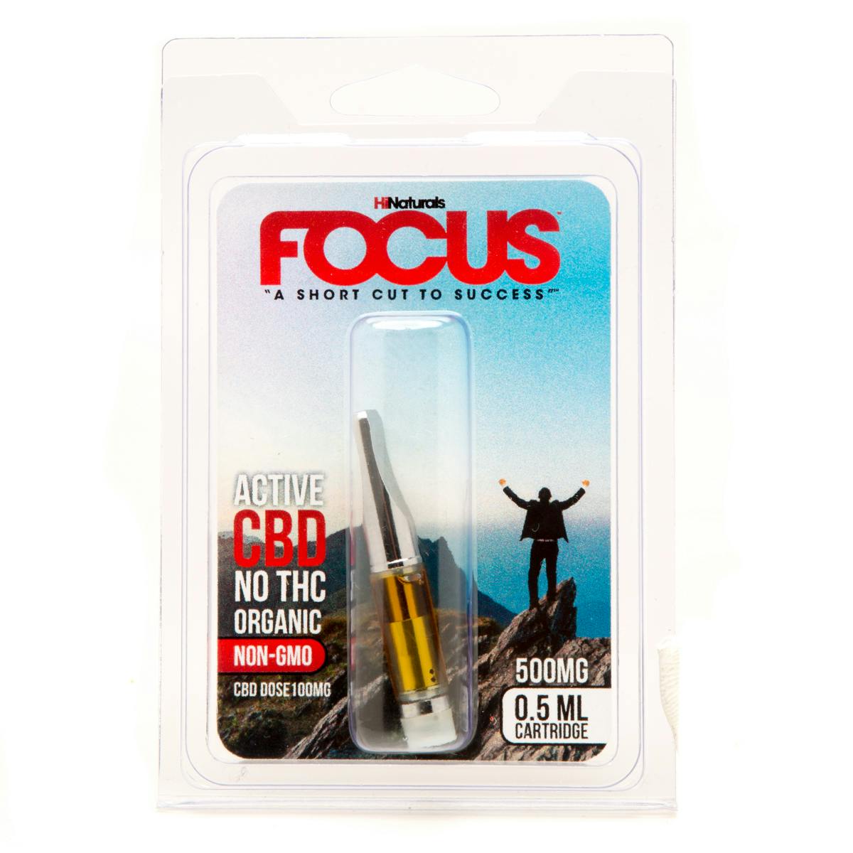 HiNaturals - Focus CBD Cartridge - 1