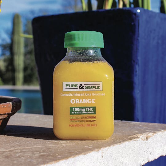 Pure & Simple - Just Orange Juice 100mg - 1