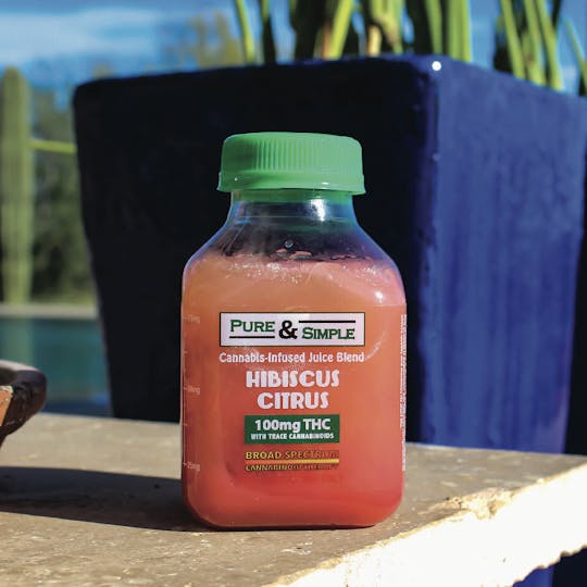 Pure & Simple - Hibiscus Citrus Juice Blend 100mg - 1