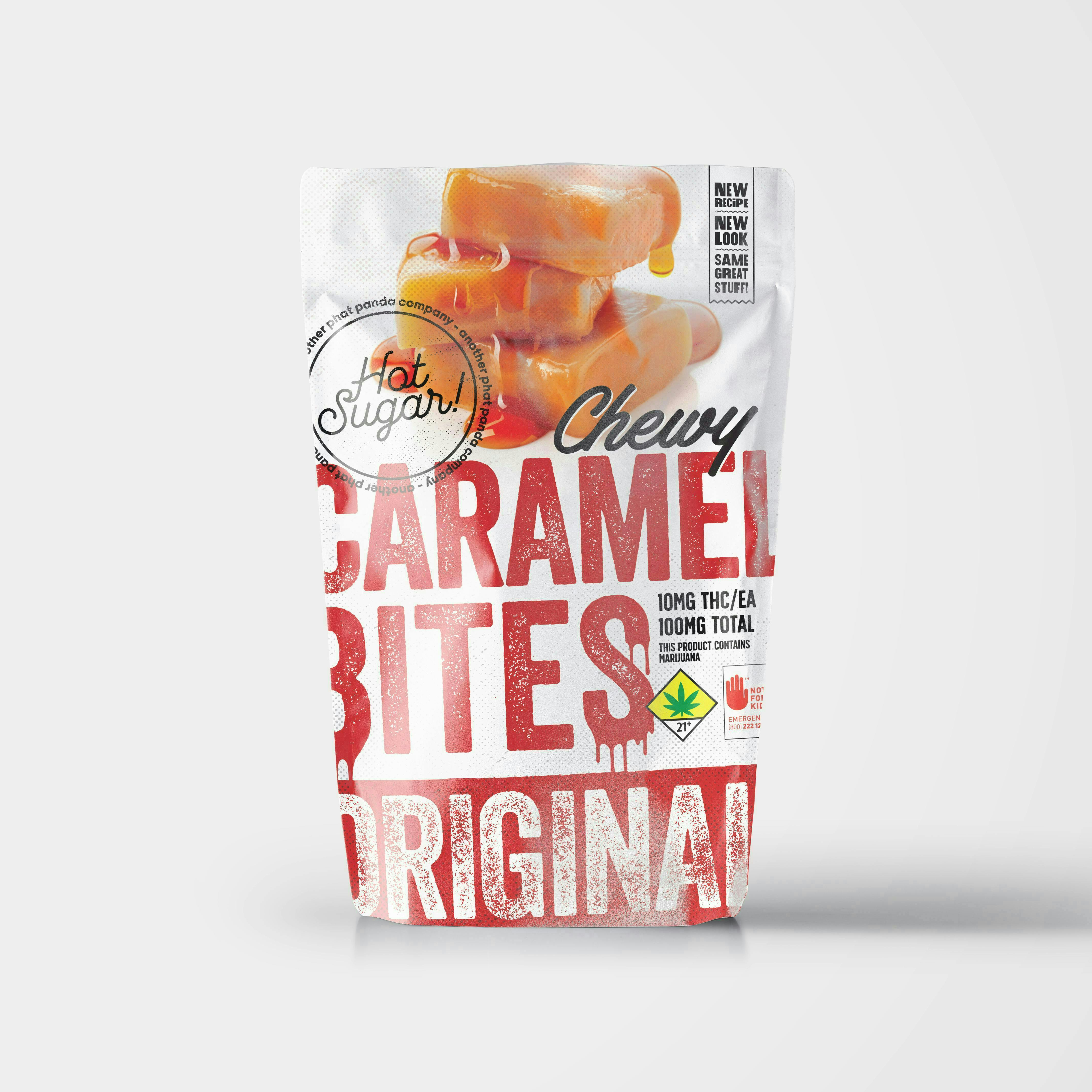 Hot Sugar! - Hot Sugar! | Bites | Chewy Caramel Chocolates | 100mg | 10ct | 10mg/ea - 1