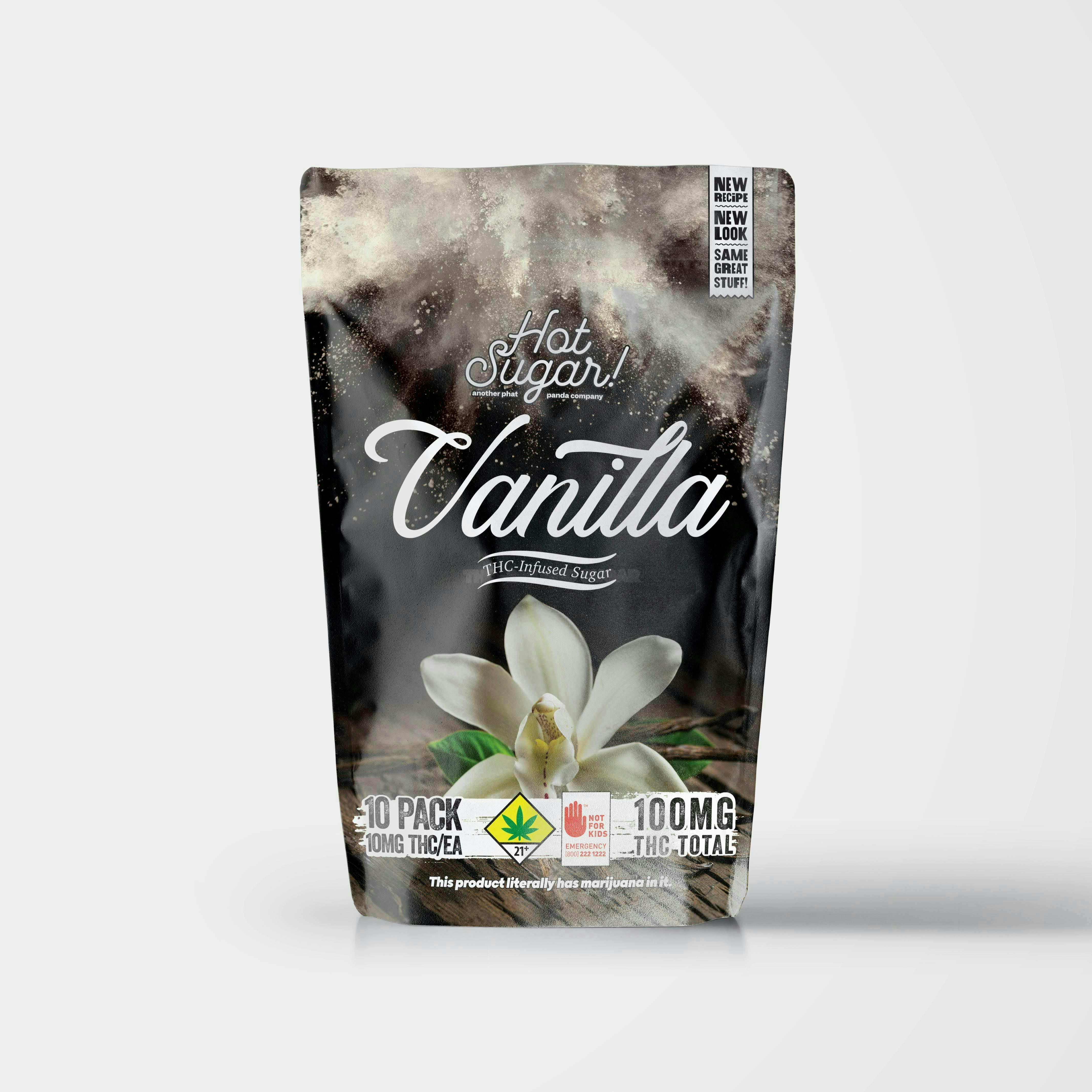 Hot Sugar! - Hot Sugar! | THC Infused Sugar | Vanilla Cooking | 100mg | 10ct | 10mg/ea. - 1