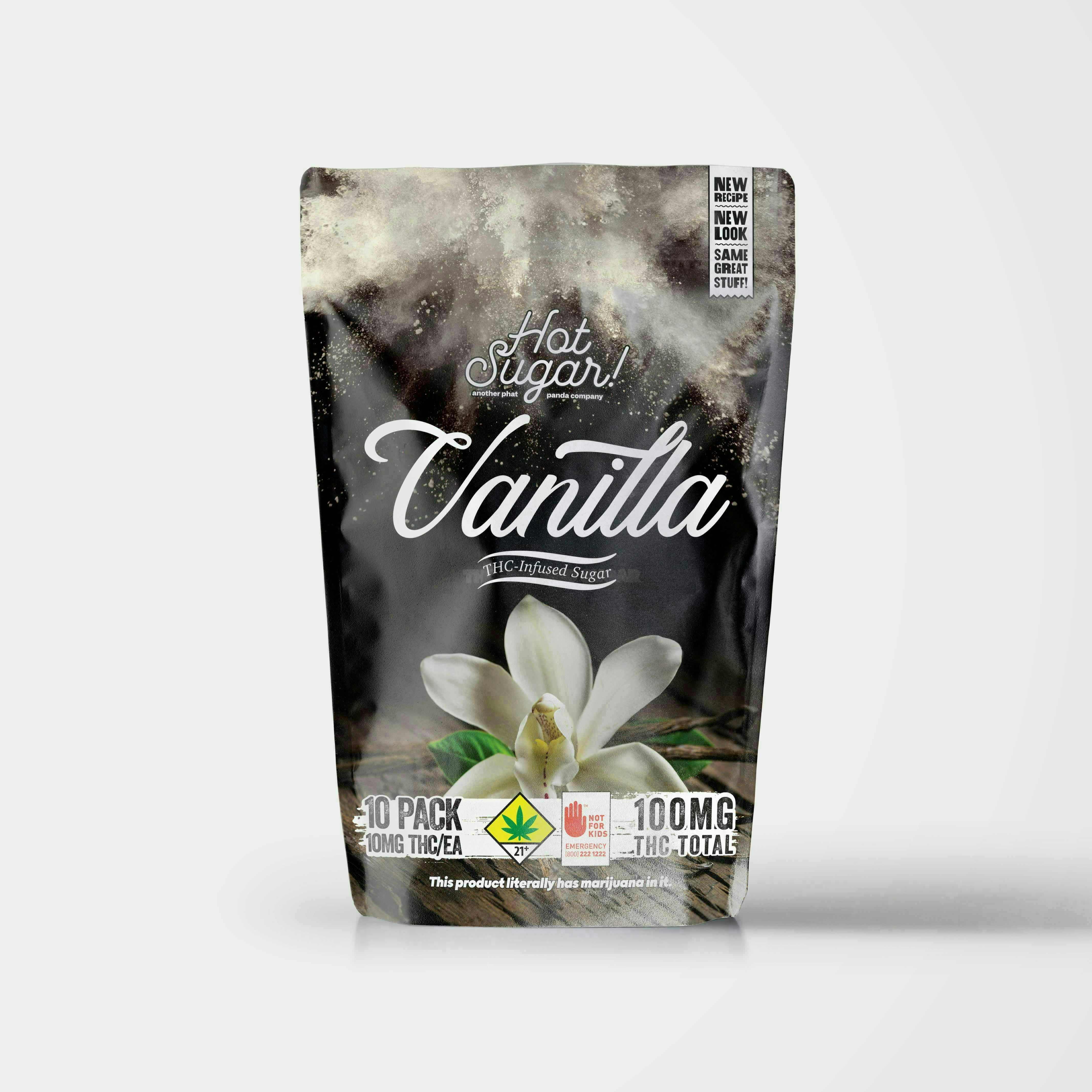 Hot Sugar! - Infused Sugar | Vanilla Cooking | 100mg | 10ct | 10mg/ea - 1