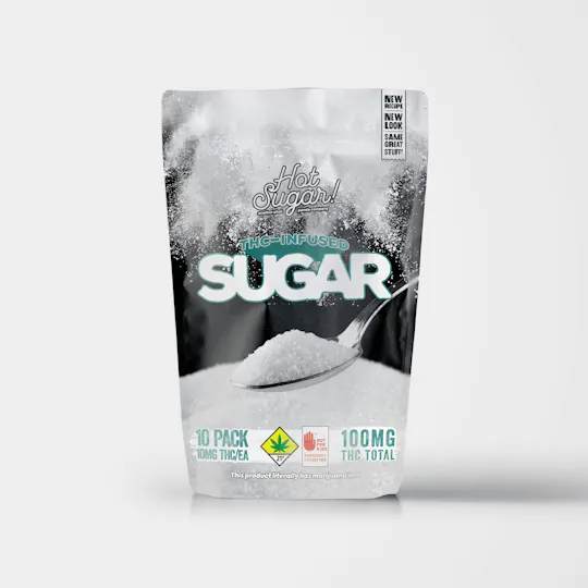 Hot Sugar! - Hot Sugar! | Infused Sugar | Plain Cooking | 100mg | 10ct | 10mg/ea - 1