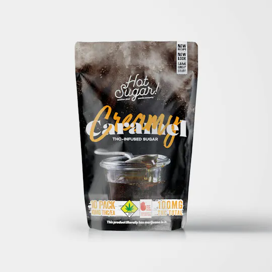 Hot Sugar! - Hot Sugar! | Infused Sugar | Creamy Caramel Cooking | 100mg | 10ct| 10mg/ea - 1