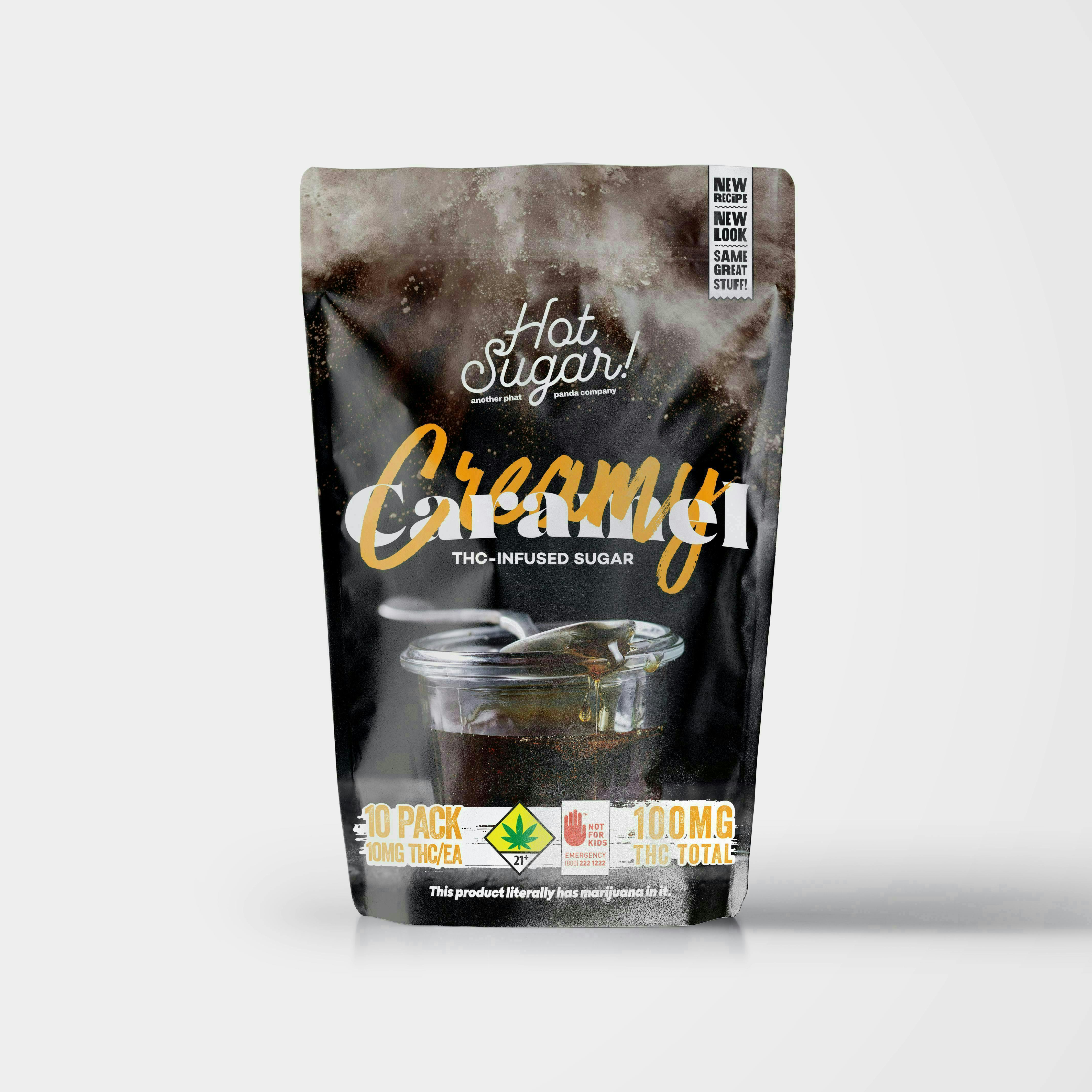 Hot Sugar! - Infused Sugar | Creamy Caramel Cooking | 100mg | 10ct | 10mg/ea - 1