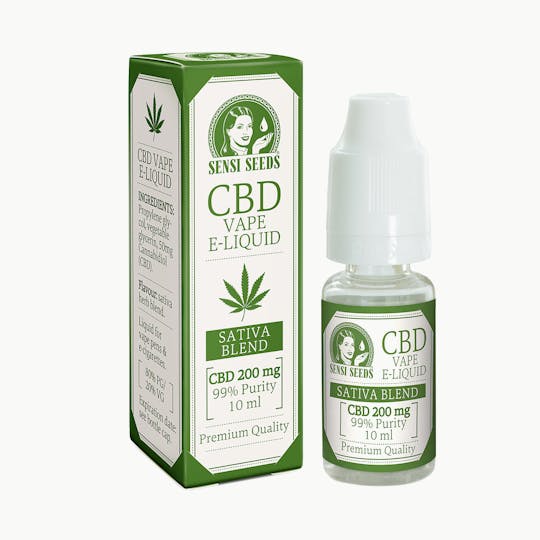 Sensi Seeds - CBD E-Liquid Sativa Blend 200mg - 1