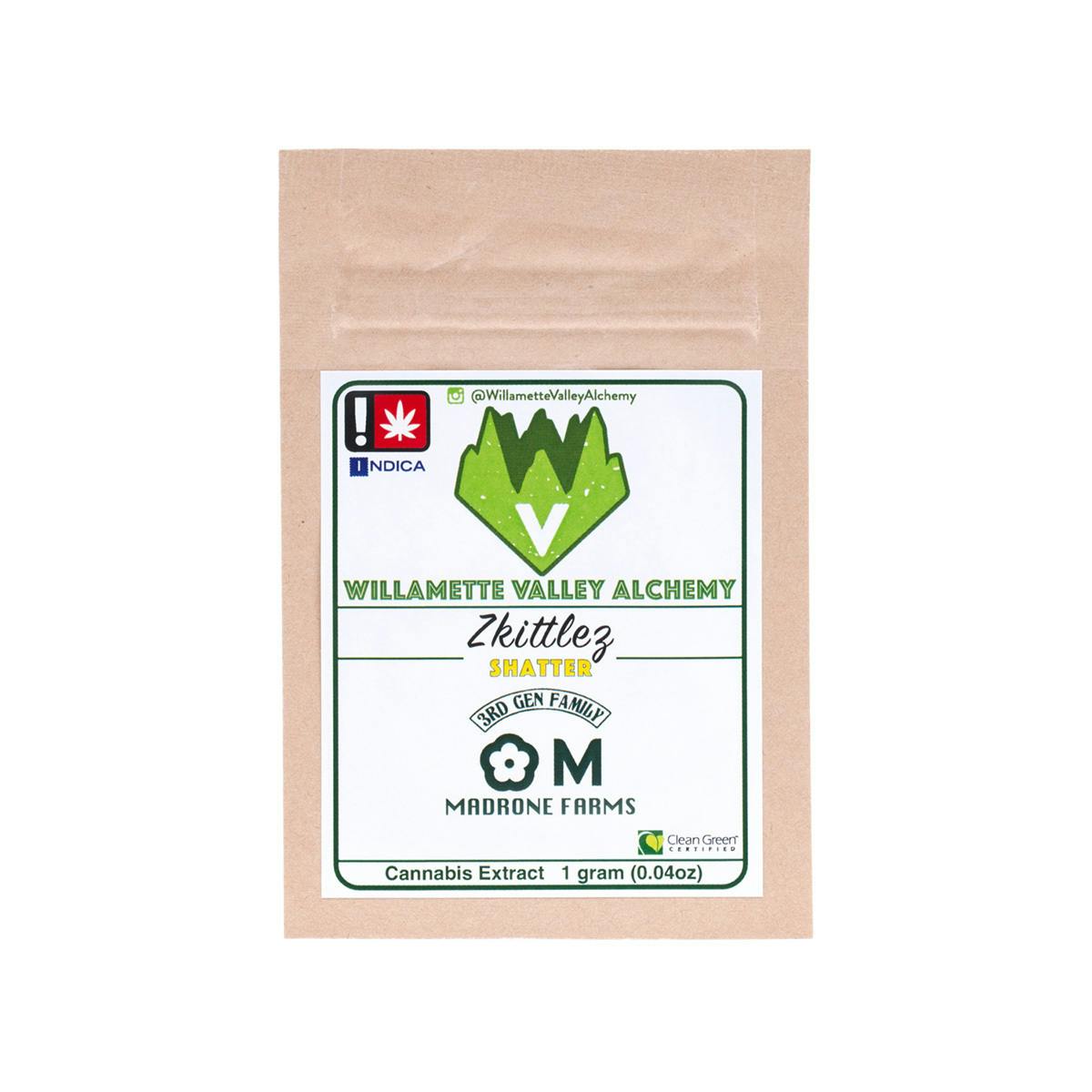 Willamette Valley Alchemy LLC - Zkittlez Shatter - 1