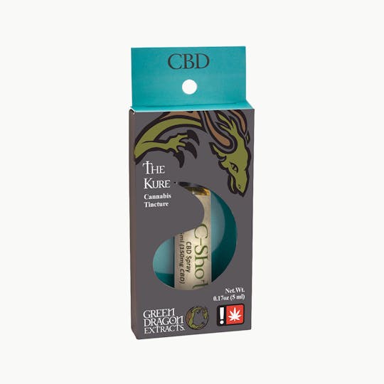 Green Dragon Extracts - The Kure CBD C-Shot Tincture - 1