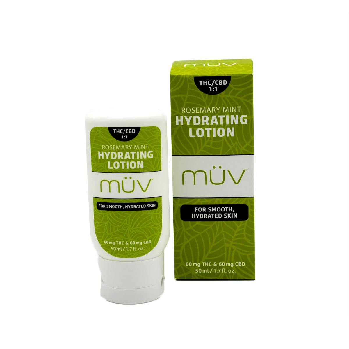 MÜV Cannabis Infused Products - MÜV Hydrating Lotion - 1:1 - 1