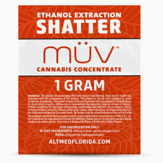 MÜV Cannabis Infused Products - MüV Shatter - 1