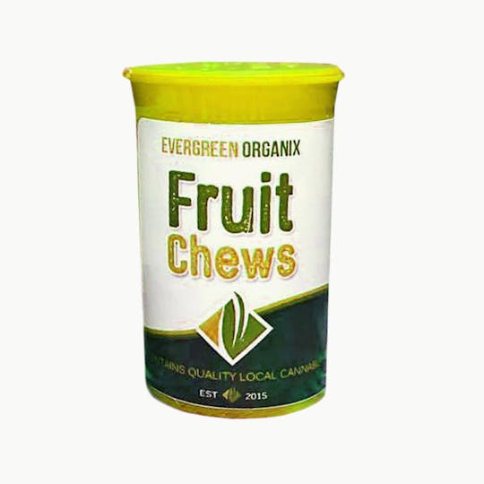 Evergreen Organix - Lemon Fruit Chews 100mg - 1