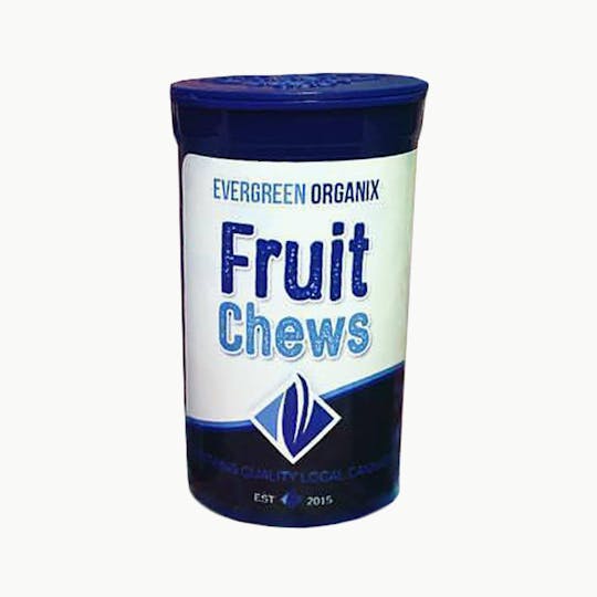 Evergreen Organix - Blue Berry Fruit Chews 100mg - 1