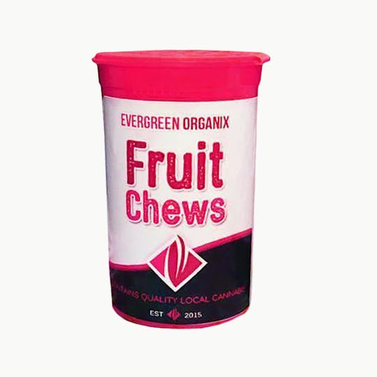 Evergreen Organix - Watermelon Fruit Chews 100mg - 1