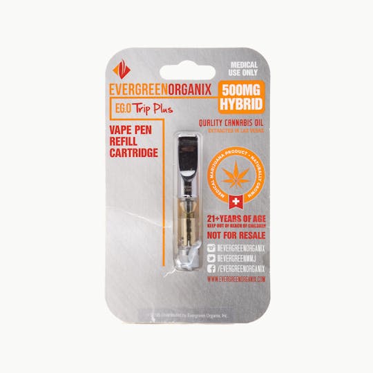 Evergreen Organix - Hybrid 500mg EG.O Trip Plus Cartridge - 1