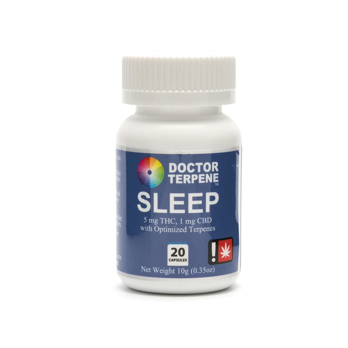 Doctor Terpene - SLEEP Capsules 5mg THC/1mg CBD - 1