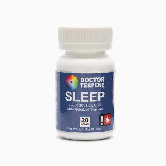 Doctor Terpene - SLEEP Capsules 5mg THC/1mg CBD - 1