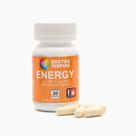 Doctor Terpene - ENERGY Capsules 5mg THC/2.5mg CBD - 1