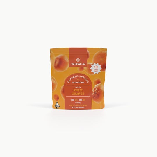 Valhalla Confections - Sativa Sweet Orange Gummies - 1