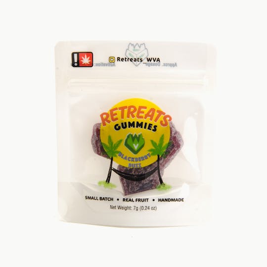 Willamette Valley Alchemy LLC - Retreats Gummies - Blackberry Buzz 50mg REC - 1